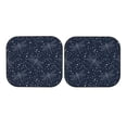 thumbnail image 7 of Windshield Sun Shade, dragonfly stars navyblue starry Foldable Car Sun Shade Windshield for Front, 2 Pieces, 7 of 7