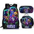 thumbnail image 1 of Rainbow Friends Backpack Set Game Backpack 3pcs Backpack Set With Lunch Bag Pencil Case For Boy Girl Teen (3 In 1) 17 Inches, 1 of 7