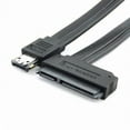 thumbnail image 2 of CY 50cm Dual Power 12V and 5V eSATAp Power ESATA USB 2.0 combo to 22Pin SATA cable for 2.5" 3.5" Hard Disk Drive, 2 of 7