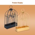 thumbnail image 4 of Forma de jaula de pájaros Soporte de bobina de mosquito de hierro Eccomum Titular de incienso, 4 of 7