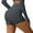 Dark Gray, variant on Stretchy High Waisted Shorts for Women Slim Tummy Control Athletic Gym Running Boyshorts Breathable Workout Shorts