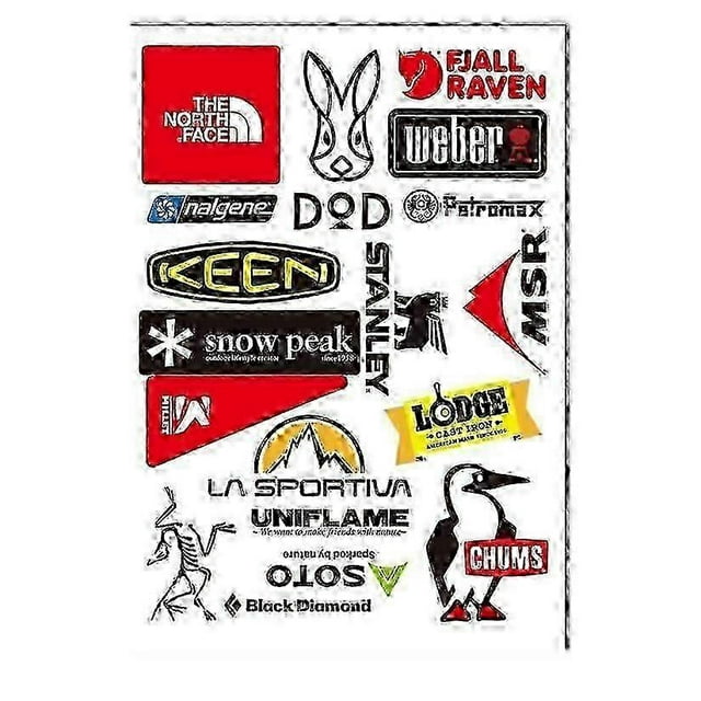 Adventure Stickers Outdoor Exercise Mountaineering Camping Stickers