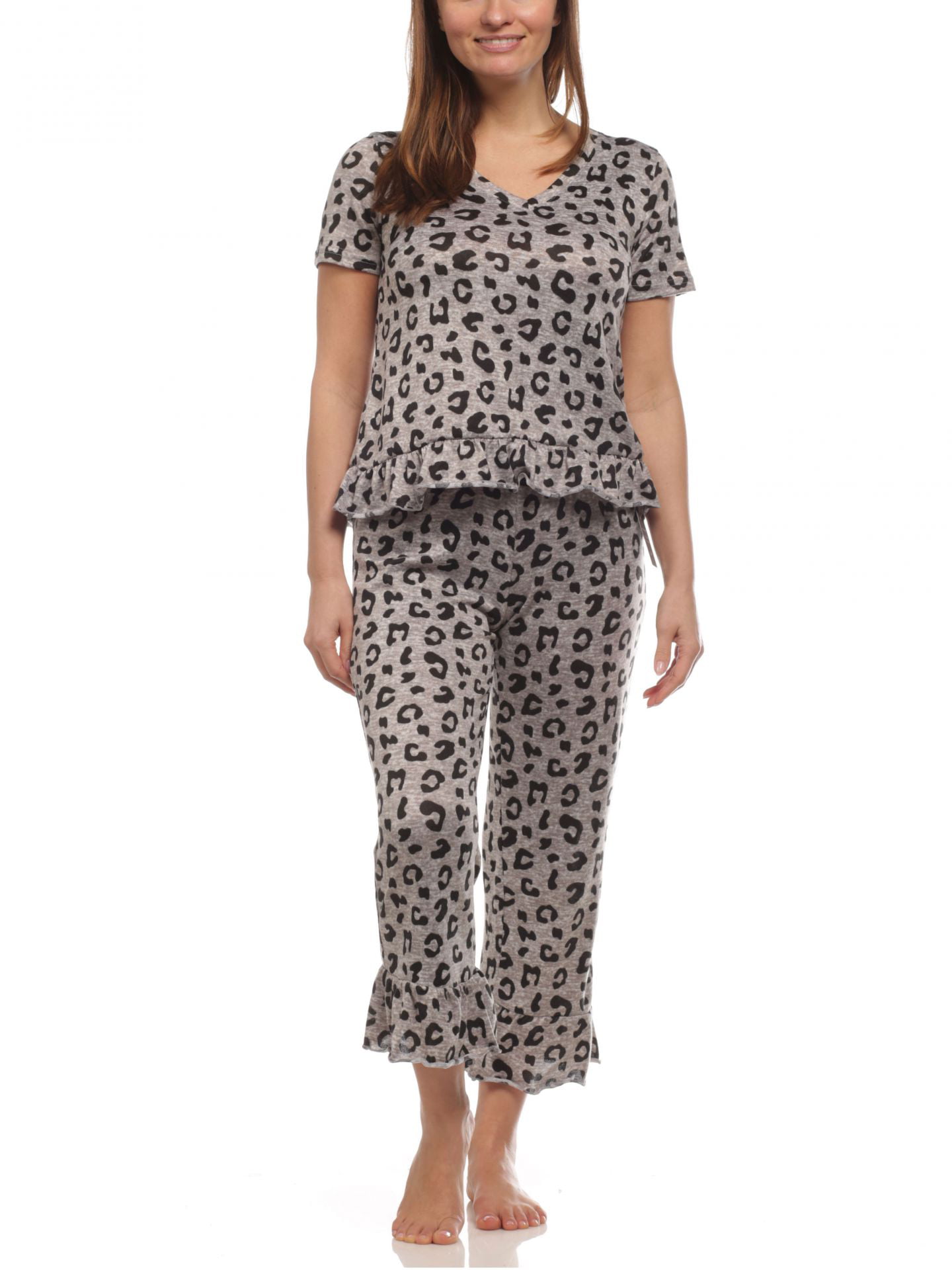 PJ Couture - PJ Couture Women's Whisper Sleep Carpi Pajama Set With ...