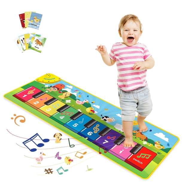 Alfombrilla de piano musical FOKI Floor para niños pequeños, juguete educativo
