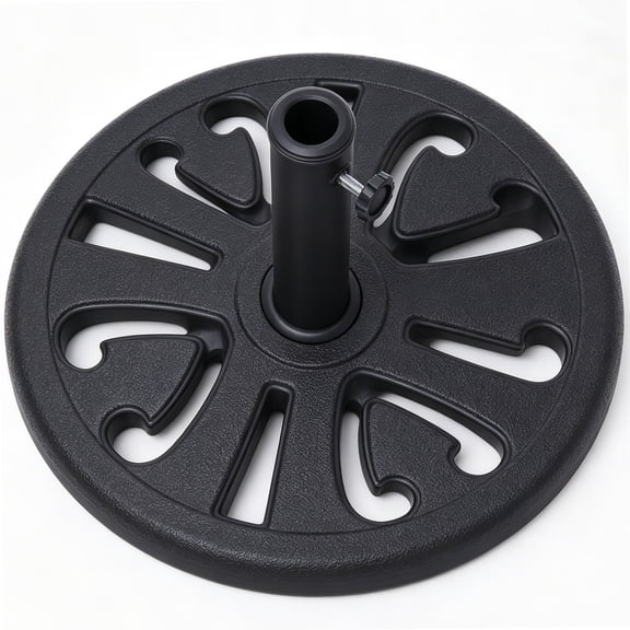 Ultrashades 33 lbs. Heavy Duty Patio Umbrella Base Outdoor Market Umbrella Stand in Black