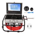 thumbnail image 2 of Pipe Endoscope Camera, AHD 720P Borescope Inspection Camera with 8 Adjustable LED Lights, 9in LCD Display Sewer Camera, IP68 Waterproof for Industrial Plumbing Drain, 2 of 8