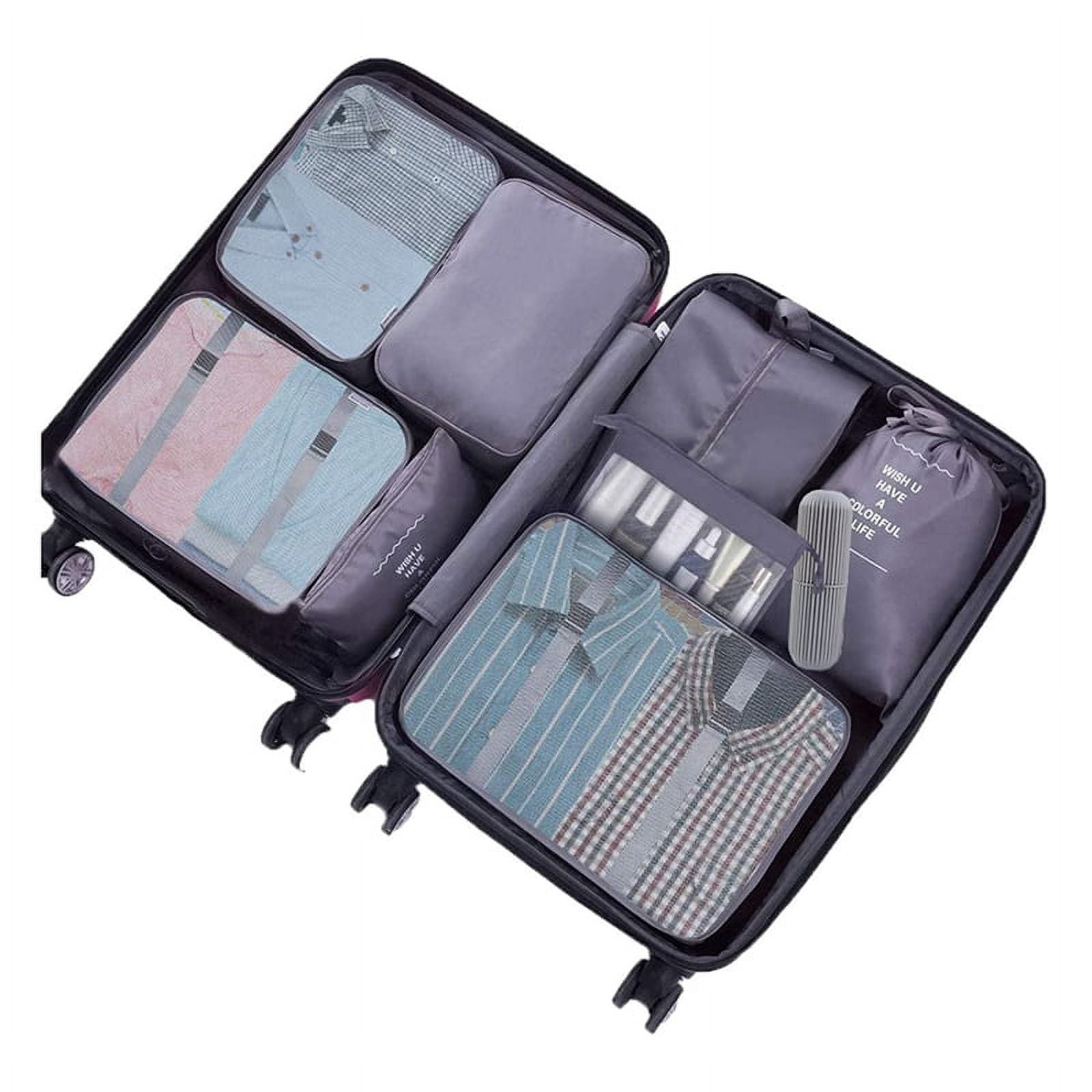 Packing Cubes for Suitcase,18 PCS Suitcase Organizer Bags Set Luggage Organizers