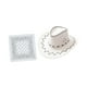 thumbnail image 1 of Sombrero de vaquero con bandana Sunnimix Blanco, 1 of 8