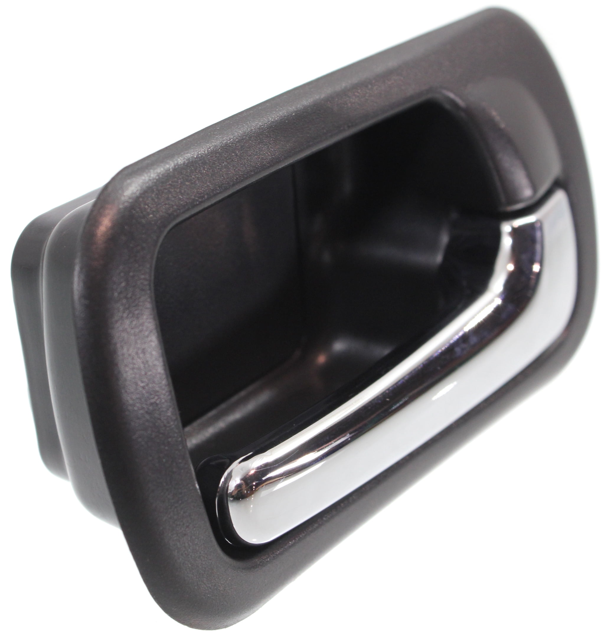 Interior Door Handle Compatible with 2001-2005 Honda Civic Rear, Right Passenger Black bezel with chrome lever
