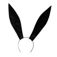 thumbnail image 3 of Aro para el pelo con orejas, diadema, diademas, accesorios para vestido, con Orejas de conejo para Pascua, Navidad, cumpleaños, , de orejas afiladas Macarena sombreros de cosplay, 3 of 8