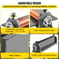 thumbnail image 5 of Vevor 25.5 inch 650mm Manual Cold Roll Laminator 1.18 inch Thickness Foldable Roll Laminating Machine Vinyl Photo Film Mounting Laminator, 5 of 9