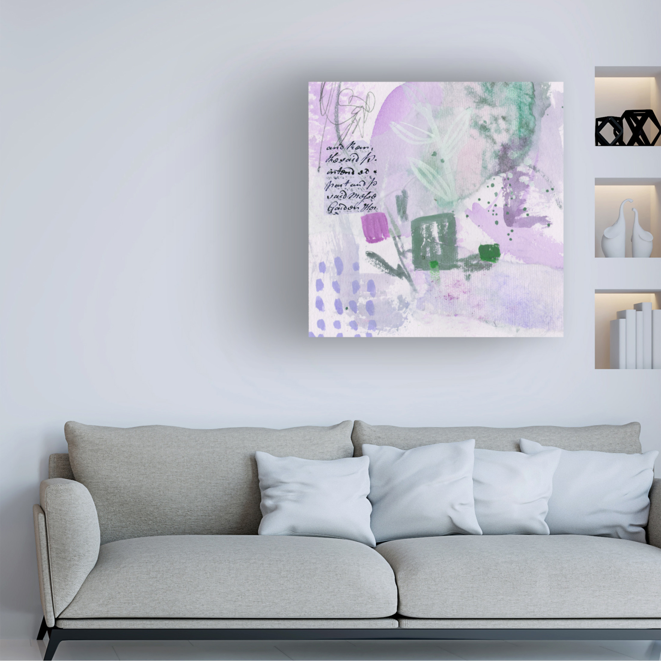 Trademark Fine Art Melissa Wang  Mindscape I Canvas Wall Art