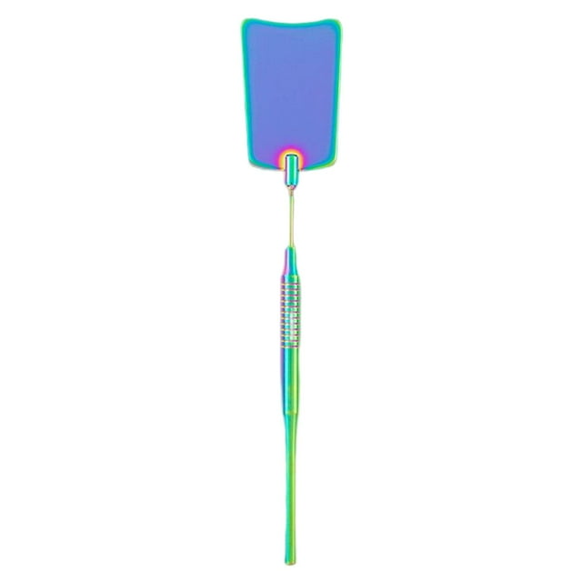 MERIGLARE Fan Shaped Rotation Handheld Mirror Comfortable to Hold Easy to Operate Field Colourful A