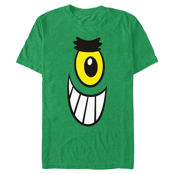 Mens SpongeBob SquarePants Plankton Full Face Art T Shirt