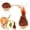 D, variant on Runkheen Wooden Interactive Cat Toy with Catnip, Self-Righting Wobble Tumbler Chaser with Feather, Indoor Cat Play Toy, No Batteries Required