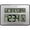 Brushed Aluminum, variant on La Crosse Technology Atomic Digital Wall Clock with Calendar and Indoor Temperature, Brushed Aluminum, 513-1419-Int