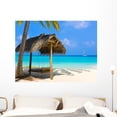 thumbnail image 1 of Swing Tropical Beach Wall Mural by Wallmonkeys Peel and Stick Graphic (48 in W x 36 in H) WM219957, 1 of 4