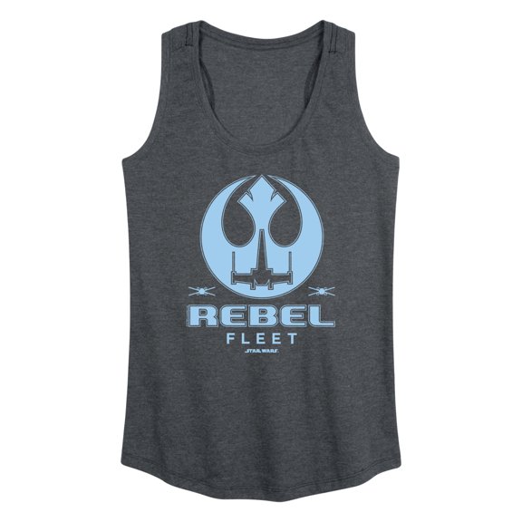 Star Wars - Rebel Fleet Flight Patch - Women's Racerback Graphic Tank