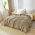 thumbnail image 5 of AZXY 40x60 Blankets and Throws Clearance,Blankets for Beds,Throw Blanket for Couch,Small Soft Fuzzy Flannel Cozy Blanket Throws for Kids Adults Brown, 5 of 5