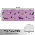 thumbnail image 5 of Kitchen Rugs Sets Of 2,Cute Cartoon Dachshund Anti Fatigue Kitchen Mat Rugs Non Slip Washable,Decorative Kitchen Floor Mats for Kitchen,Sink,Laundry,17"X47", 5 of 5