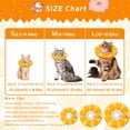 thumbnail image 2 of Minzimin 1Pack Cat Cone Collar Soft, Adjustable Cat Recovery Collars Spay Cones to Stop Licking, Cute Donut E Collar After Surgery, Anti-Lick Wound Healing Elizabethan Collar for Kittens, 2 of 7