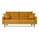 thumbnail image 5 of Sofá Cama De Lino Mostaza Modelo Encore, 5 of 8