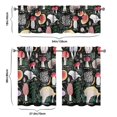 thumbnail image 6 of Mushroom Inspired Kitchen Curtains 3-Piece Set 27.5x36in Polyester Fabric Rustic Fall Decor for Cozy Thanksgiving and Halloween Vibes, 6 of 6
