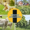 thumbnail image 6 of Bibana Hardware Cloth, 1/2 Inch 48" x 100 ft Black Vinyl Metal Mesh Roll, 19 Gauges Chicken Wire Fence Roll, Welded Wire Fencing PVC Coated Wire Fence Rolls for Chicken Coop, Poultry, 6 of 6