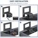 thumbnail image 4 of Non Slip Mattress Gaskets for Metal Bed Frame, Mattress Holder in Place Gripper, Adjustable Mattress Retainer Bar, Keep Mattress from Sliding Gripper, 6 PCS, Black, 4 of 5