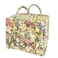 thumbnail image 2 of Floral Print Fabric Storage Basket - Versatile Home Organizer for Living Room, Bathroom & Bedroom, Ideal for Clothing & Household Items, 2 of 5