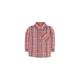 thumbnail image 1 of Levi's Boys Plaid LS Button Up Shirt, Naranja, 12 meses, 1 of 1