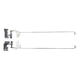 thumbnail image 1 of Soporte de Bisagras de Pantalla Plateada para Computadora Portátil de 2 Piezas Reemplazo para FX504GE jinwen Bisagra LCD de repuesto, 1 of 8