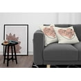 thumbnail image 3 of Ambesonne Live Laugh Love Throw Pillow Cover 2 Pack, Heart Butterfly, 16", Pale Pink Black White, 3 of 5