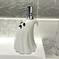 thumbnail image 4 of Deeceymbur Ceramic Ghost Soap Dispenser White 400ml Halloween Ghost Plan Bathroom Bottle Ceramic Lotion Pump Dispenser Functional Decor, 4 of 7