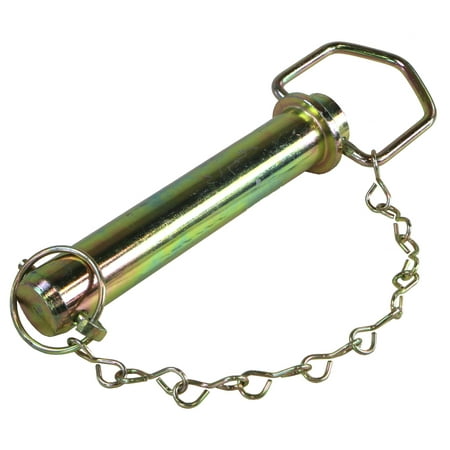 Swivel Handle Forged Hitch Pin - RanchEx Swivel Handle Forged Hitch Pin with Chain, 1-1/4