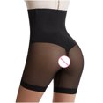 thumbnail image 5 of AOOCHASLIY Shapewear for Women Clothes Body Sculpting Pants Women's Mid-waist Abdomen Pants High-waist Leggings Pants Shorts Christmas Casual, 5 of 6