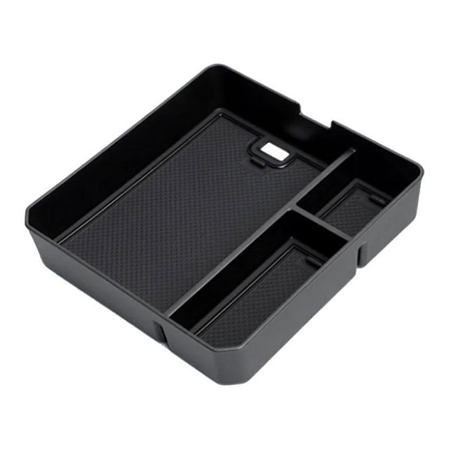 For JETOUR T2 NEW Armrest Storage Box Armrest Container/Pallet Black,.