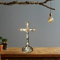 thumbnail image 4 of GUOOL Crucifix Stand, Catholic Statue Figurine,Religious Prayer Decoration,Car Golden, 4 of 9
