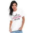 thumbnail image 3 of Breast Cancer Ribbon Christian Faith Women's Graphic T Shirt Tees Brisco Brands X, 3 of 5