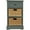 Teal 1 Drawer Solid Rectangle 16" x 13" x 28", variant on DecMode 16" x 28" Brown Wood 1 Drawer Storage Unit with 2 Wicker Basket Drawers, 1-Piece