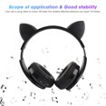 thumbnail image 3 of Auriculares , Auriculares LED, Almohadillas Suaves, Apariencia De Orejas De Gato Para Teléfono Móvil Para Jóvenes, 3 of 7