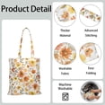 thumbnail image 5 of Summer Tropical Foldable Shopping Bag - Washable & Durable Grocery Tote with Floral Print, 5 of 6