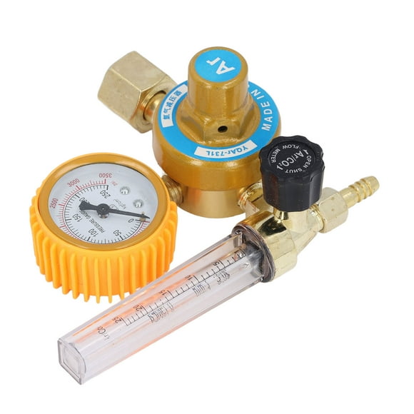 Argon Meter, 0 To 3500psi Argon Gas Regulator Anti Slip for Pipeline System