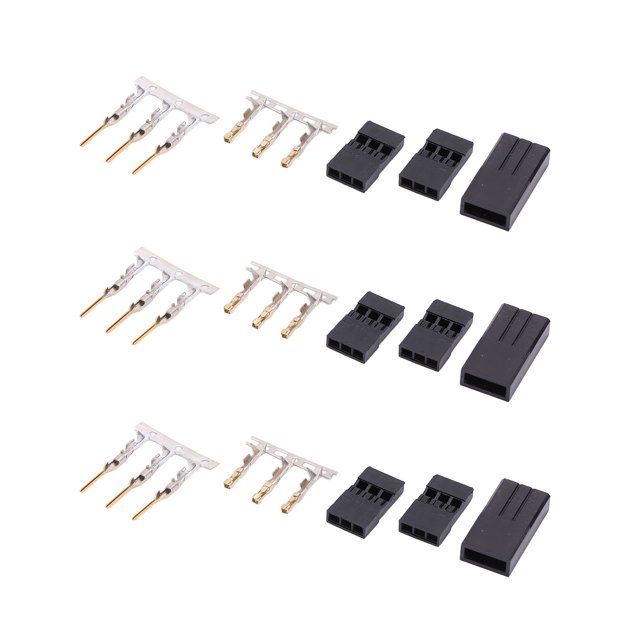 Kit de Broches de Sertissage, Ensemble de Connecteurs de Terminal Durable Haute Performance 3 Broches Intégrées pour Récepteur RC