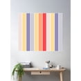 thumbnail image 2 of Colored Strips Abstract Colorful Background Stripe Pattern Poster Wall Art, Modern Wall Decor For Living Room Bedroom, 24x36 UNFRAMED, 2 of 3
