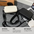 thumbnail image 7 of Alikpop Chic Structured Crossbody Bag, Adjustable Guitar Strap Sling Purse, Unisex Casual Shoulder Bag for Daily Gift, 7 of 7