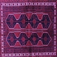 thumbnail image 1 of Ahgly Company Indoor Square Persian Purple Traditional Area Rugs, 3' Square, 1 of 4