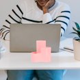 thumbnail image 2 of SHISUYAN Creative Hexagonal Pen Holder Container Organizer Plastic Desktop Storage Box Student Office Supplies (Pink), 2 of 8