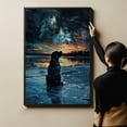 thumbnail image 6 of Starry Night Canvas Inspired Bullmastiff Dog Pet Family Friend Peace Oil Painting Art Print Poster Wall Decor, 6 of 6