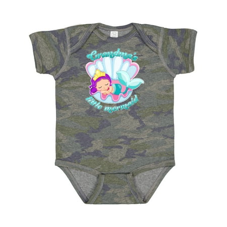 

Inktastic Grandma s Little Mermaid Gift Baby Girl Bodysuit